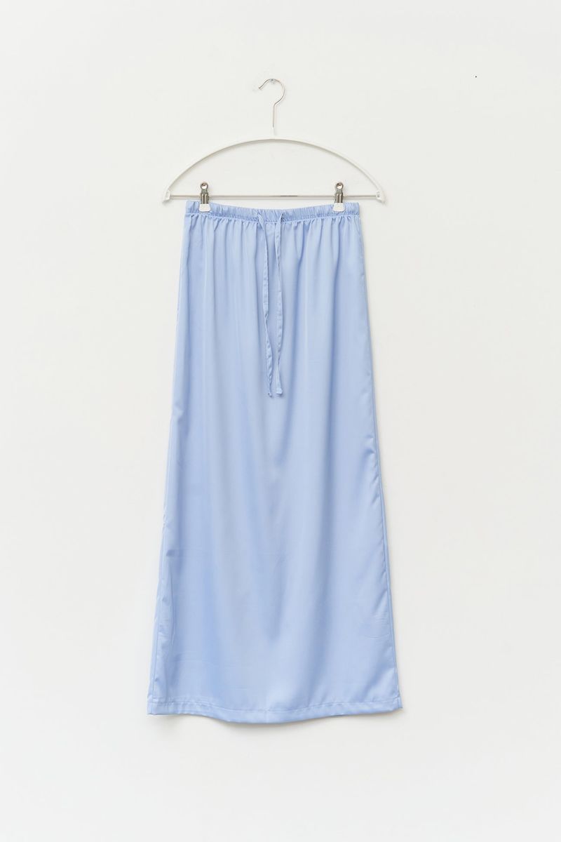 (W) Oslo Silk Long Skirt