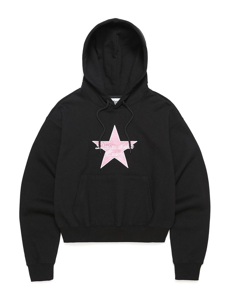 cavish（カビシ）の「スターロゴクロップドフーディー（トップス）」
