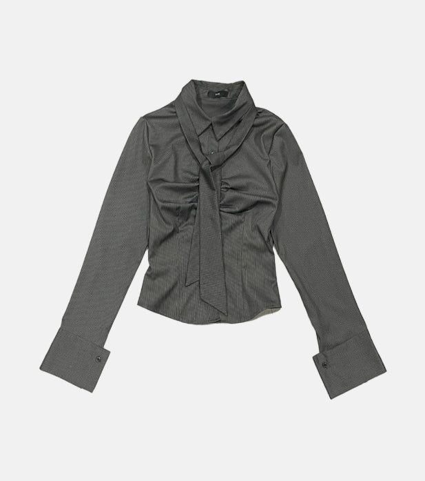 Fondue Tie Shirring Shirt