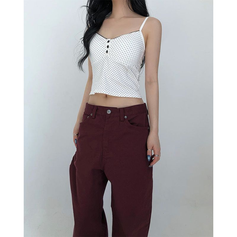 Dot Lace Sleeveless