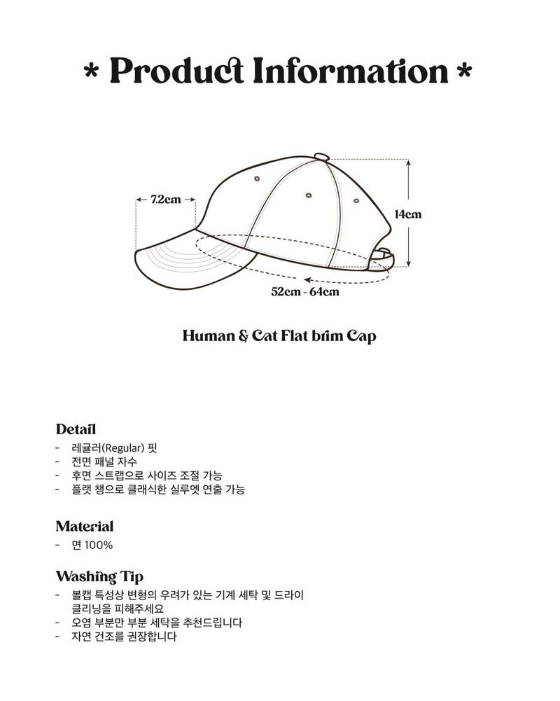 FFOUND WASHED FLAT BRIM CAP / GREY