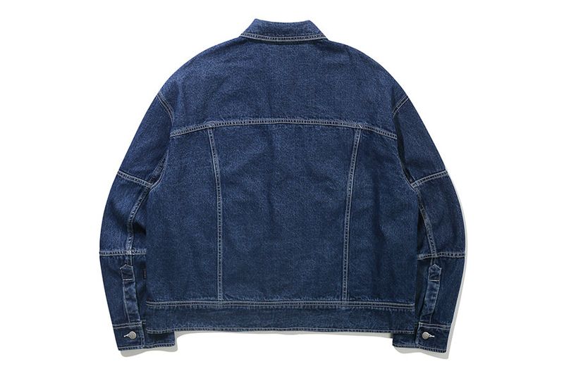 WIDE DENIM JACKET_BLUE