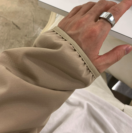 Kuiper planning fleece lining simple overfit jumper