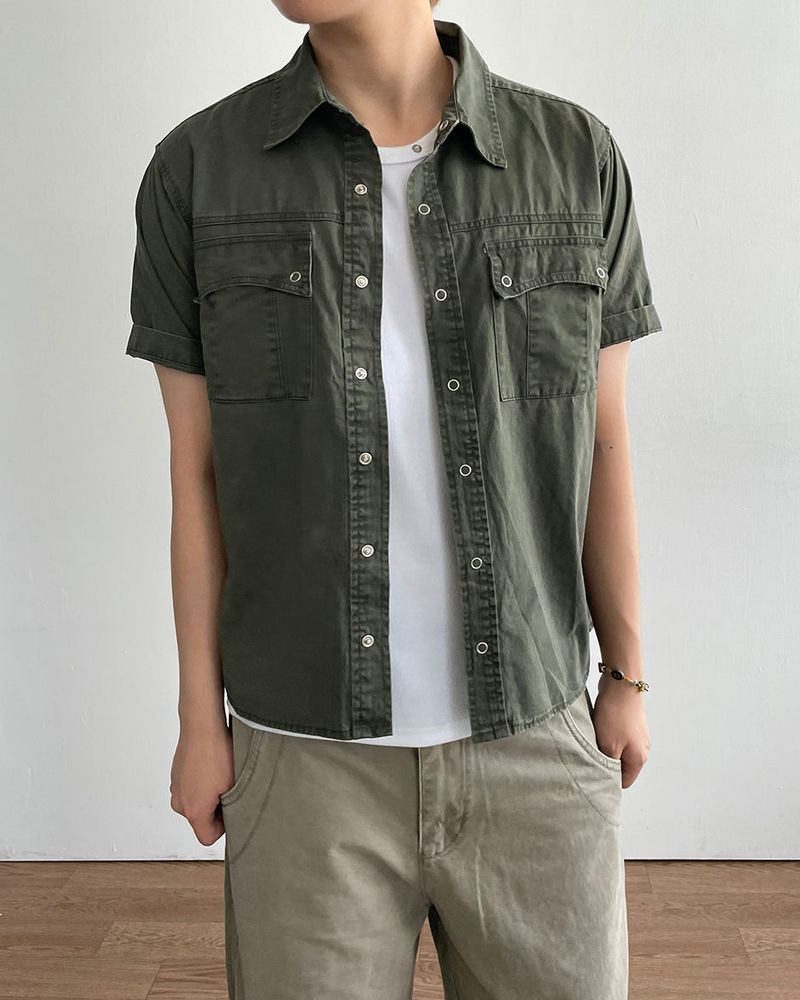 Drif Dyeing Short Sleeve Shirt