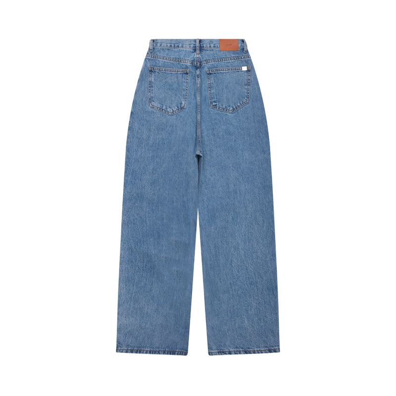 WRAP WAIST WIDE FIT DENIM PANTS code 18104