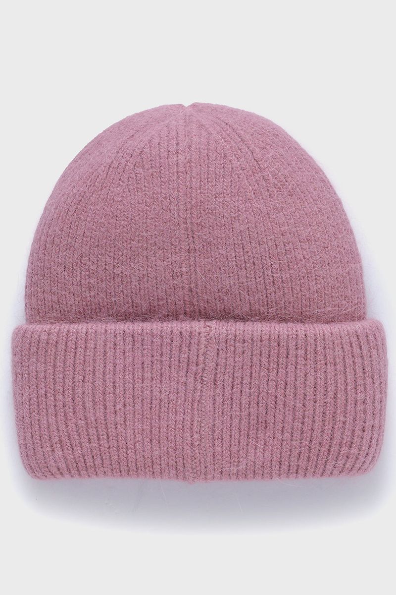 Soft Angora Light Purple Beanie [Unisex]