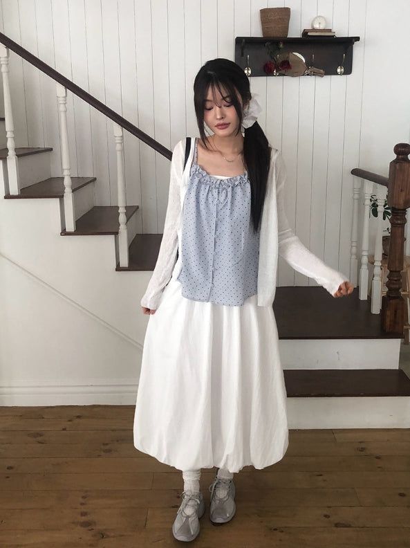 Hyoma V-neck Button Basic Knit Cardigan