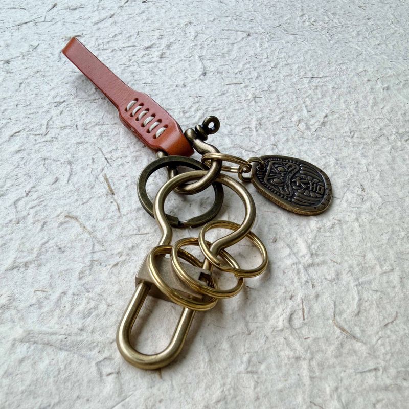 Daruma Relic Keychain