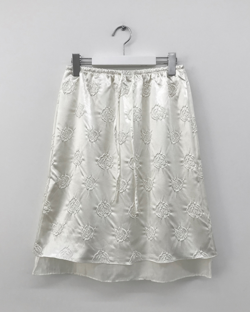 Reverse Rose Skirt (2color)