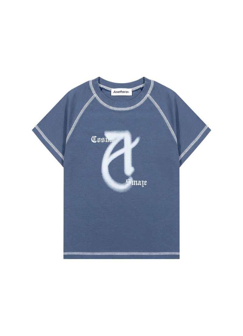 ANOTHERA(アナザーエー)の「CONTRAST RAGLAN T-SHIRT_Navy(Tops)」
