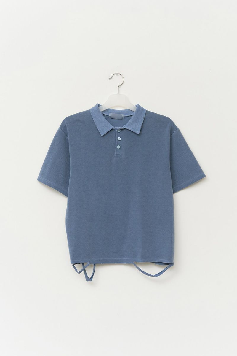 Deni Pigment Collar Top