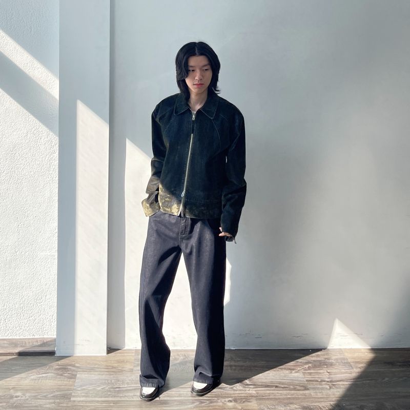 Deep Tone Straight Denim