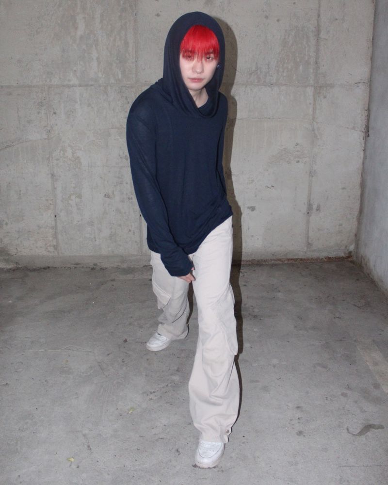 Shirring Cowl Hood L/S
