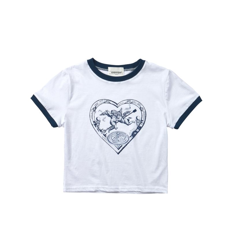 OSHIGH（オスハイ）の「ANGEL GIRLS CROP T（Tops）」
