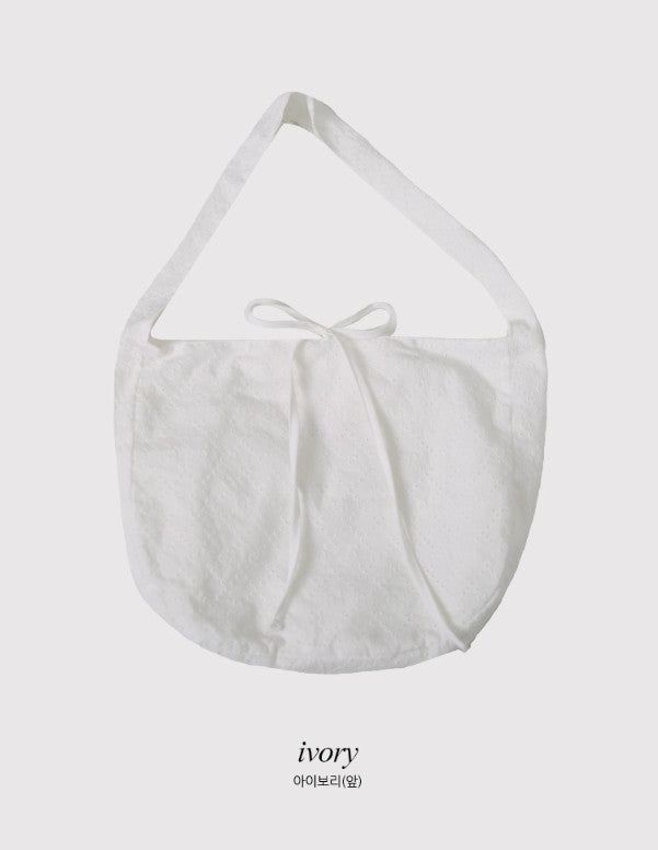 Ribbon Lace Eco Shoulder Bag