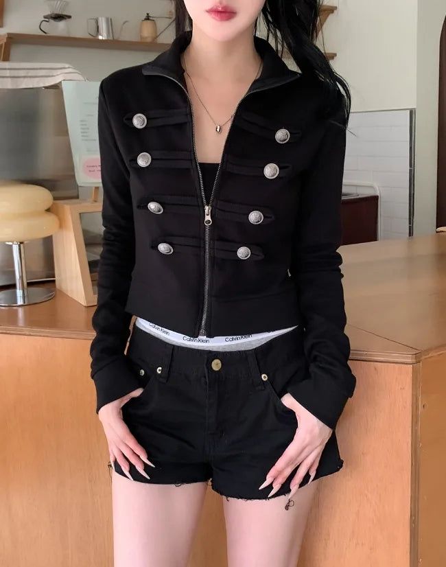Void Napoleon High-Neck Zip-Up