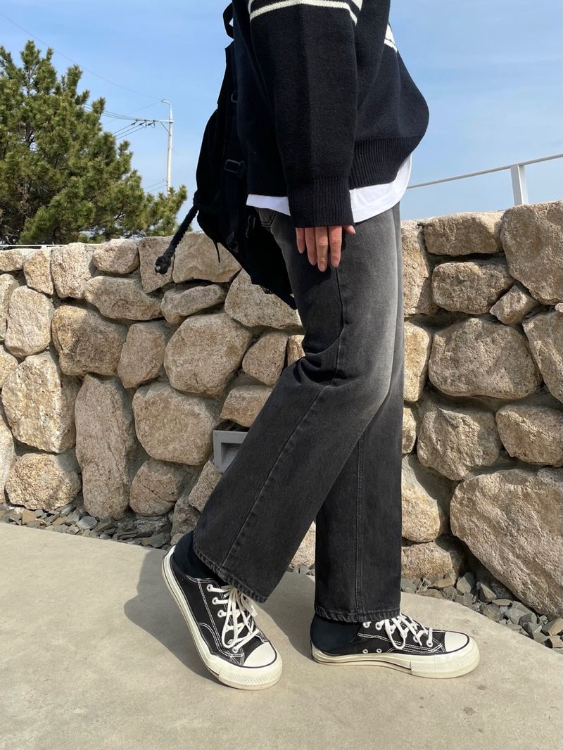 BRUSH SEMI DENIM PANTS(4COLOR)