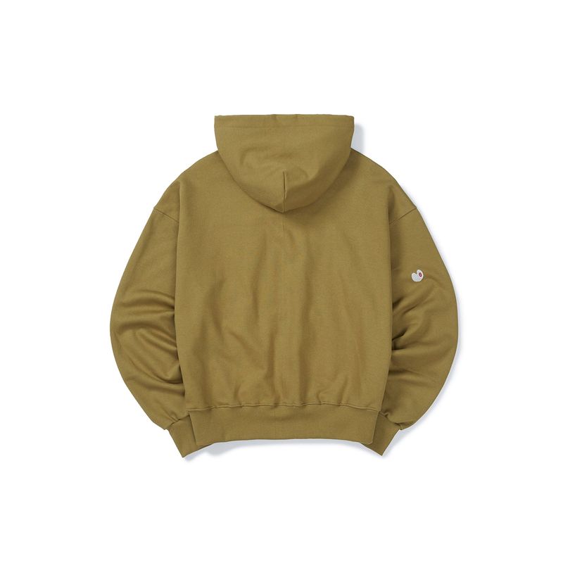 Gardener hoodied zip-up / Olive