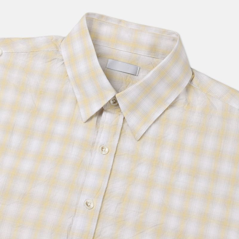 Asa Checked Half Shirt