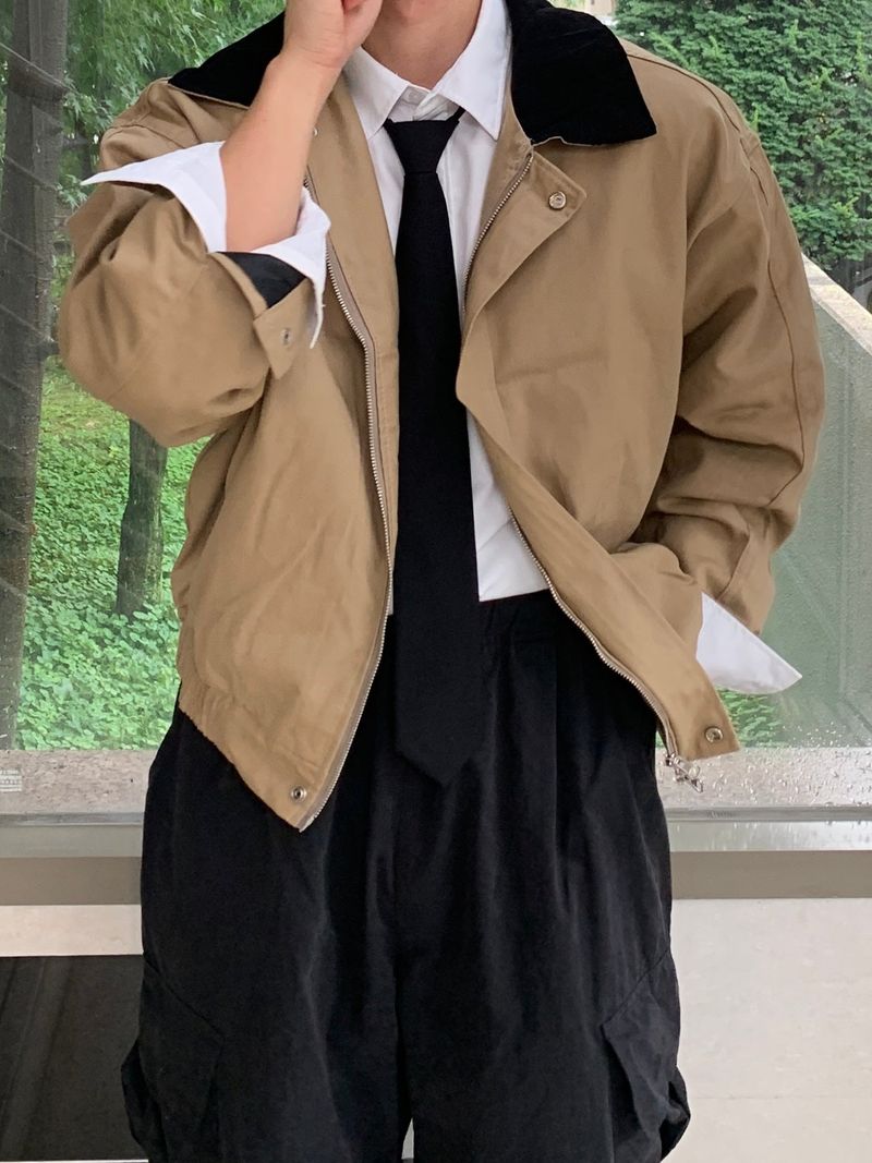 Mensfloor（メンズフロア）の「Corduroy Collar Work Jacket（Jackets/Outerwear）」