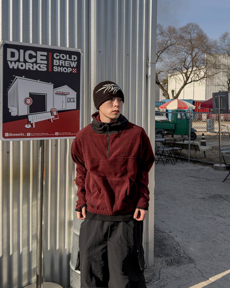 SERNIC Hooded Fleece Warmer Anorak
