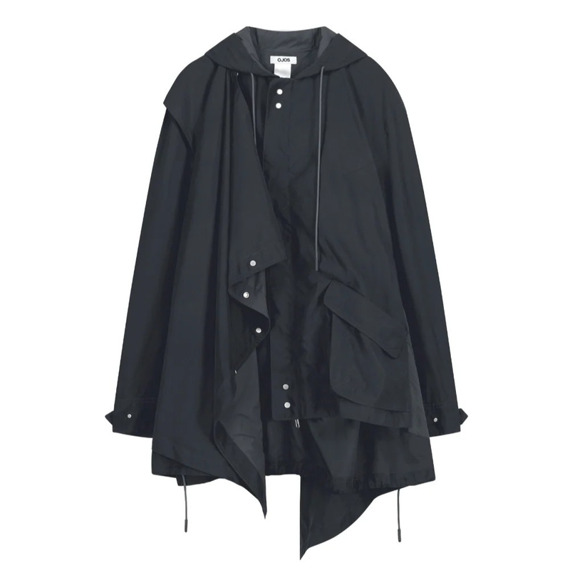 Draped Field Parka / Navy