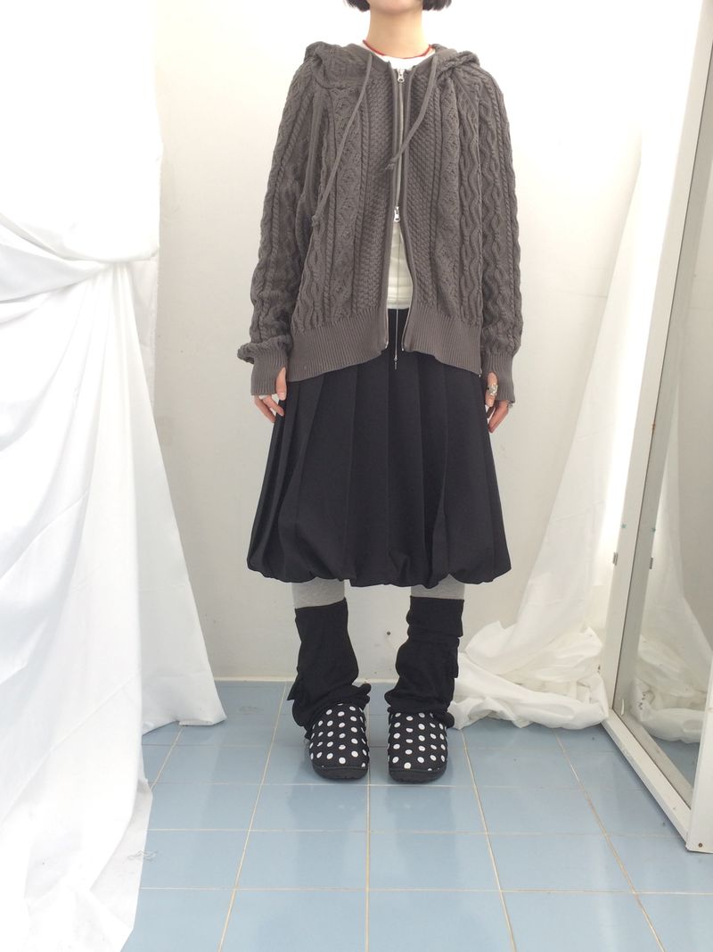 Two Way Cozy Textured Knit Hood
