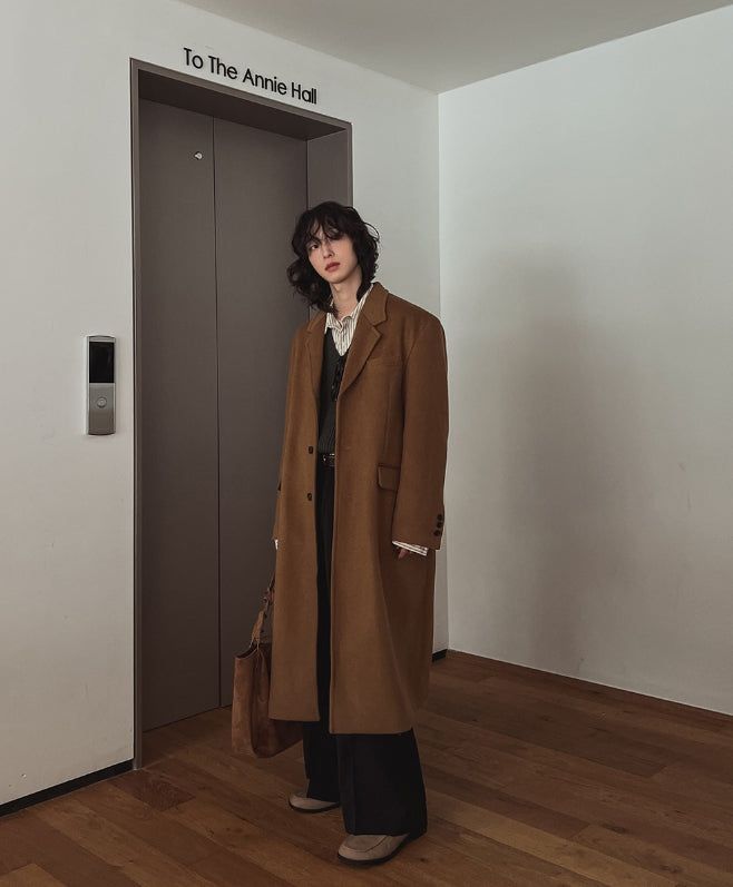 Melbourne single maxi coat