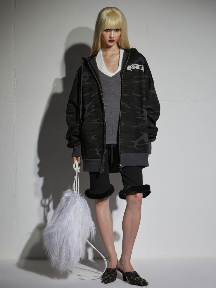 3X HOOD ZIP-UP
