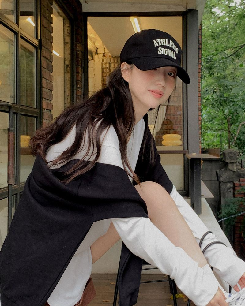 MAYBINS(メイビンス)の「Ally lettering ball cap(Hats)」