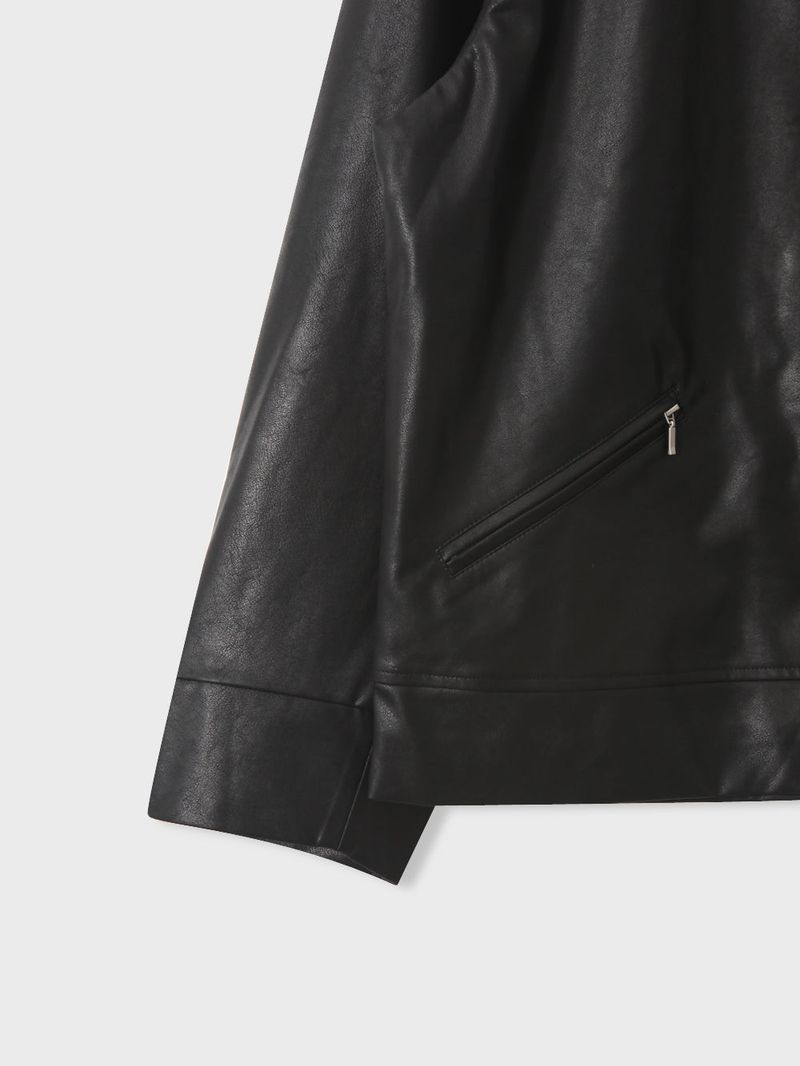 Storm Leather Zip Jacket