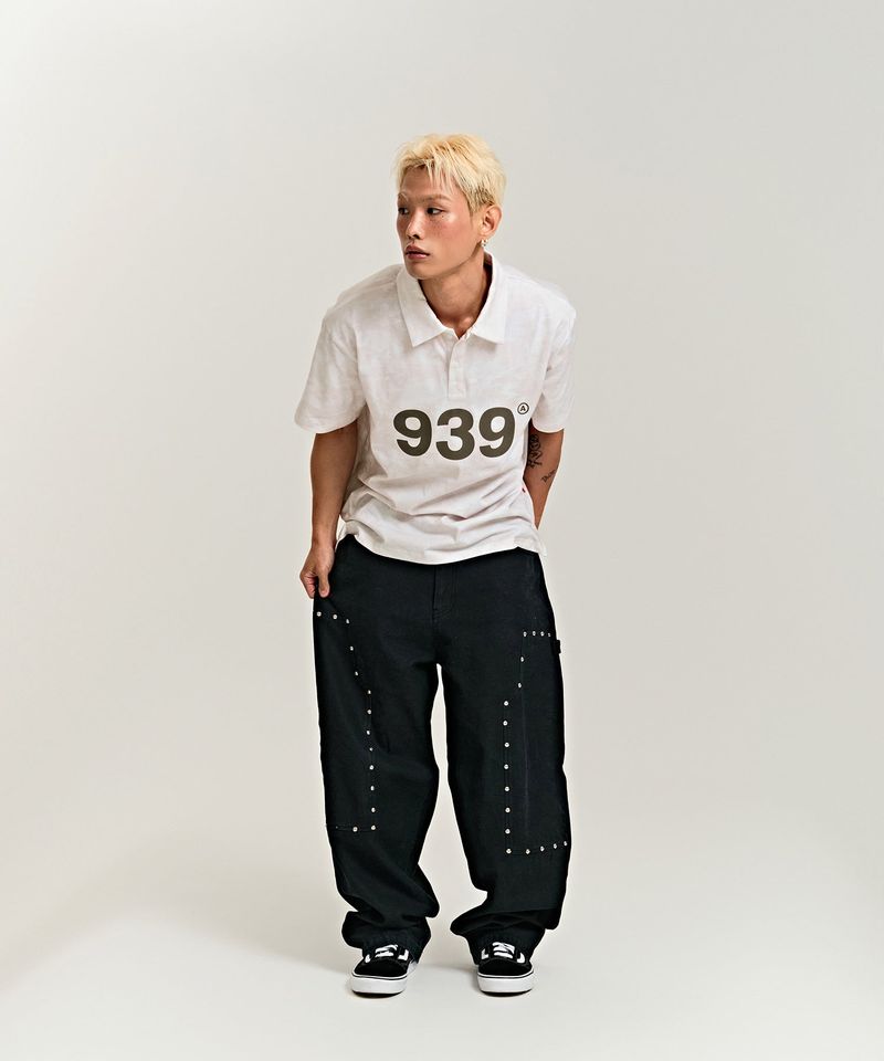 939 LOGO POLO T-SHIRTS (BEIGE/CAMO)