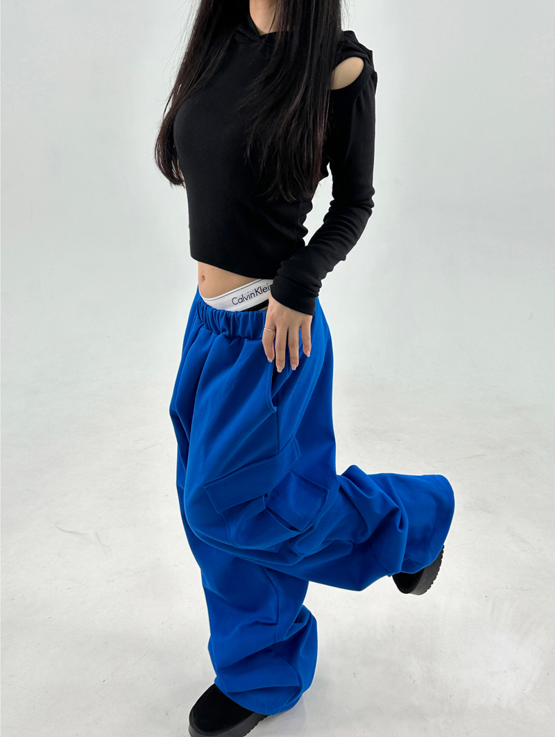 SHOULDER SLIT + HOOD♥ - 4 COLORS