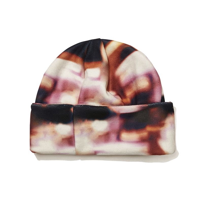 BSR2223FWBN068 MONOGRAM BEANIE TIE DYE