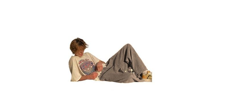 Side belted two tuck corduroy pants 