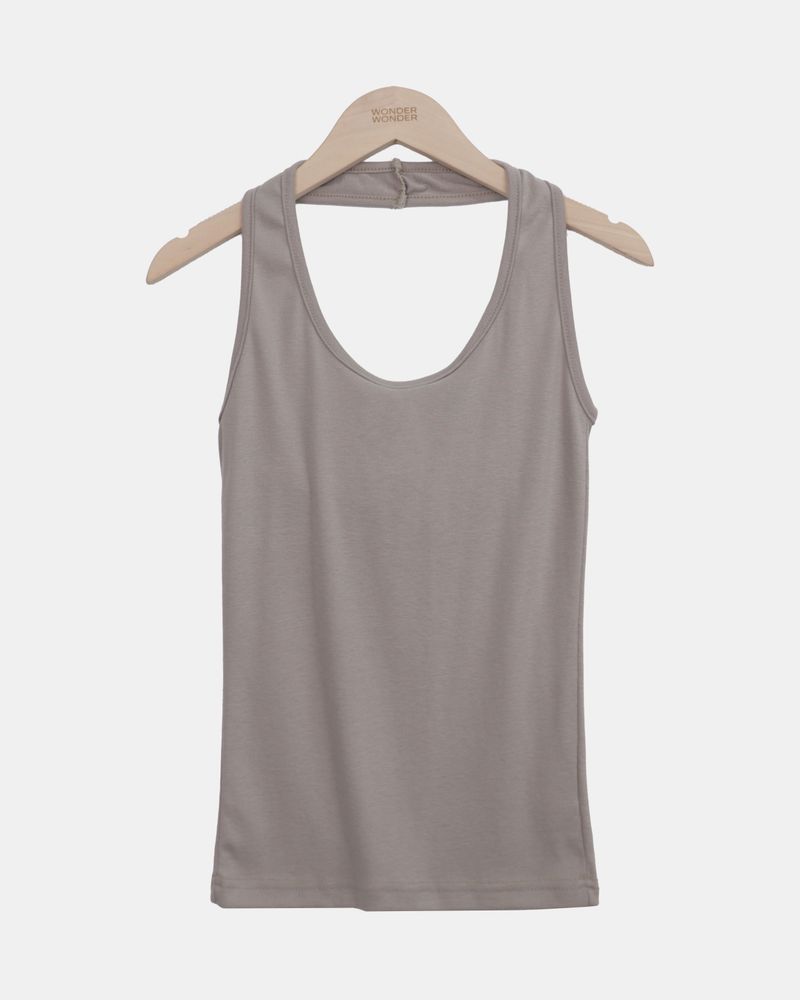 Uzel Halter Neck Slim Sleeveless Top