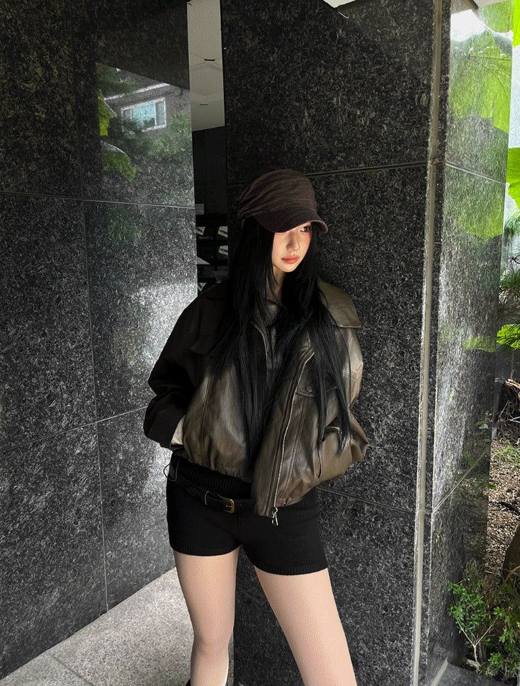 Ain leather jacket
