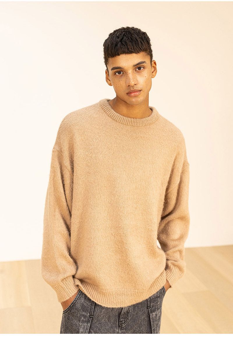 WOOL SOFT MOHAIR OVERSIZED KNIT
