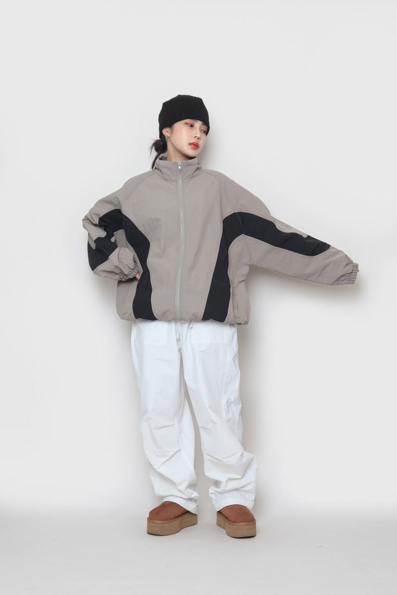 Wave Coloring Zip-Up