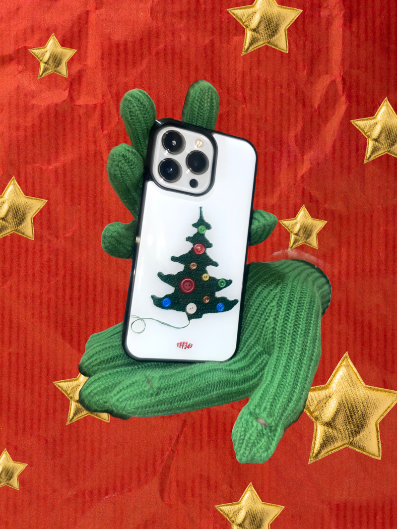 KNITTED TREE Epoxy Bumper Case / TREEFORFIVE345