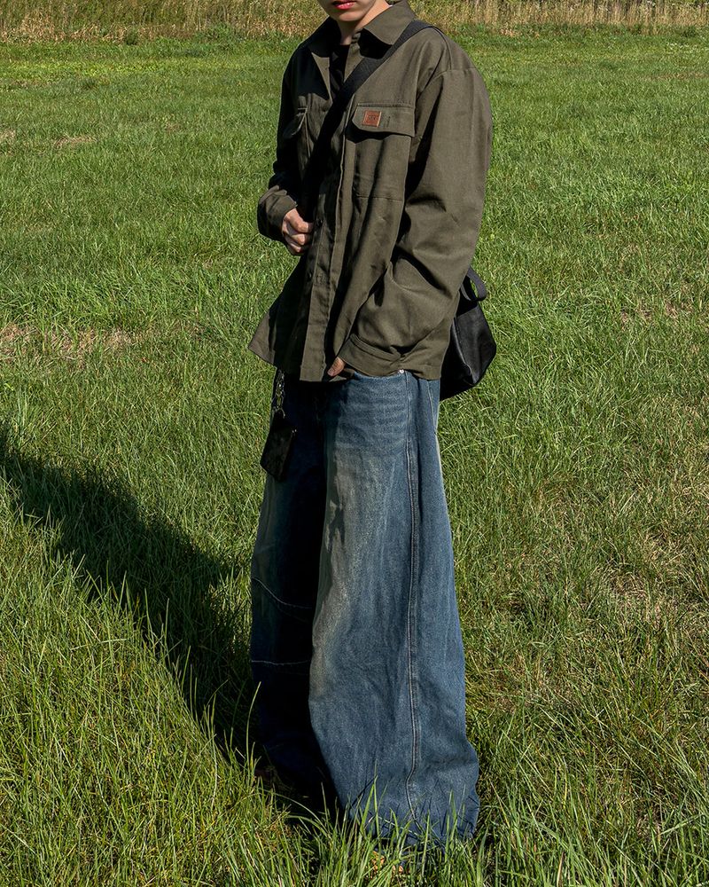 Fair Work Patch Shirt Jacket