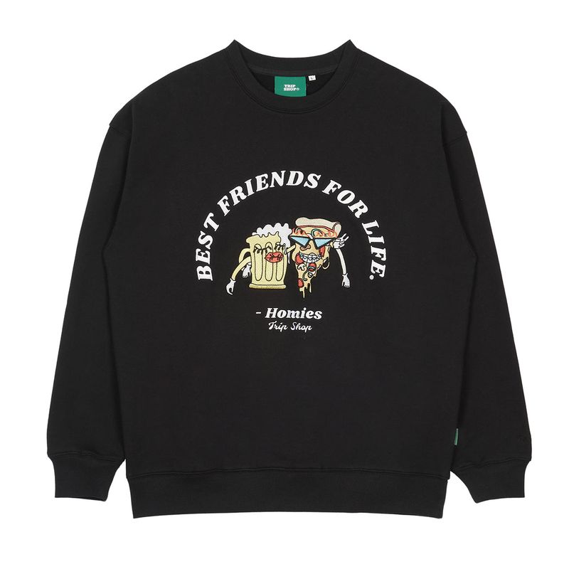 TRIP SHOP（トリップショップ）の「PIZZA EMBROIDERY SWEAT SHIRT（Tops）」