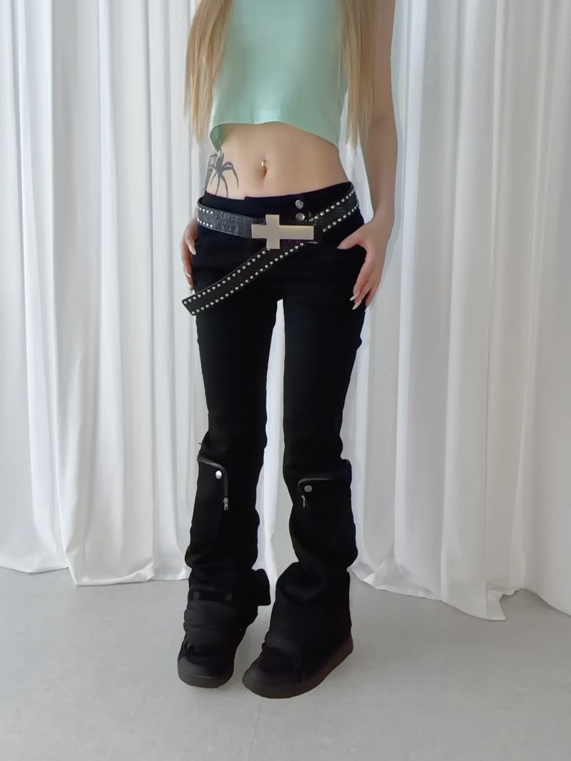 slay pocket bootcut pt (2 color) 