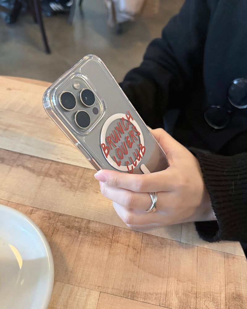 [MADE] [magsafe] Brunch lovers club jelly hard iphone case