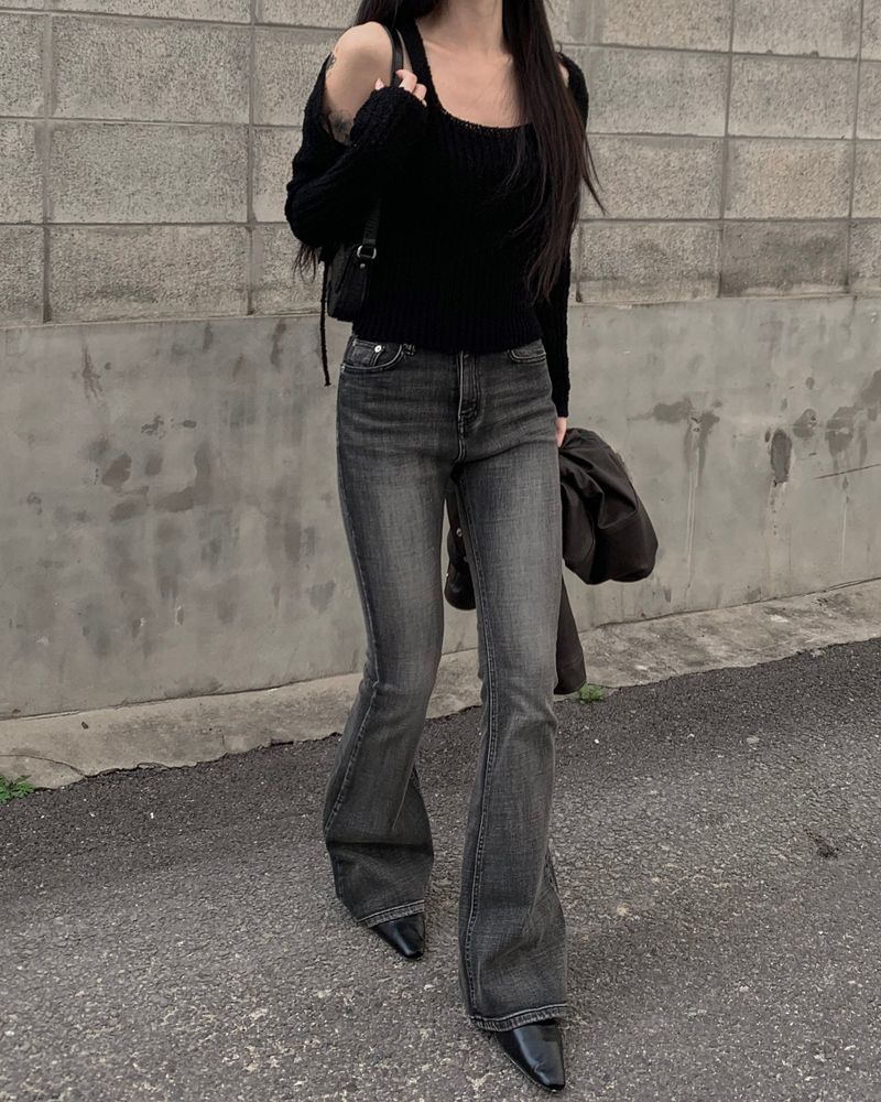 Strap flat shoes