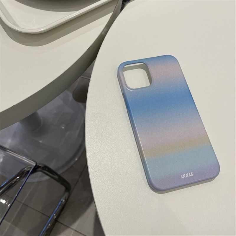 [blue horizontal gradation hard case]