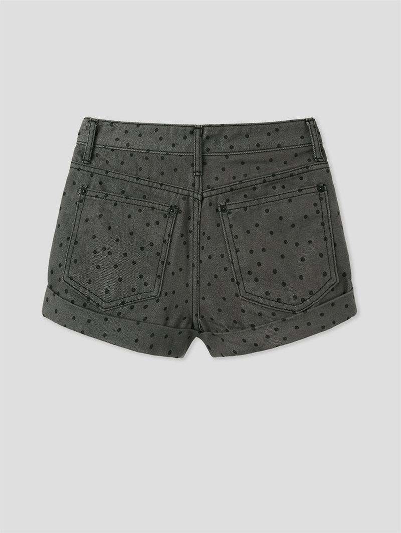 NONFADE DOT DENIM SHORTS (2C)