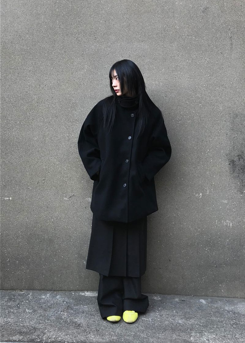  HIGHNECK HALF COAT