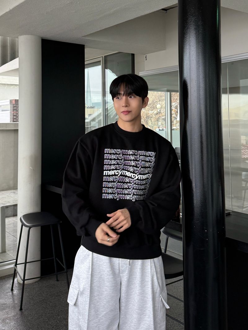 Snap cargo wide sweatpants