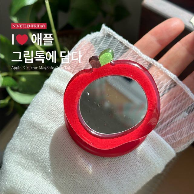Nineteenfriday（ナインティーンフライデー）の「[MagSafe]アップルミラー フォングリップ ポップソケットトック（スマホグッズ/小物）」